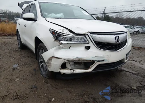 2014 Acura Mdx Technology Package from USA, damaged, VIN 5FRYD3H44EB005449